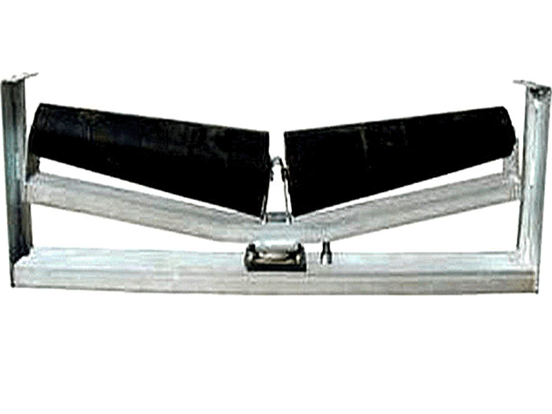 锥形下调心托辊组