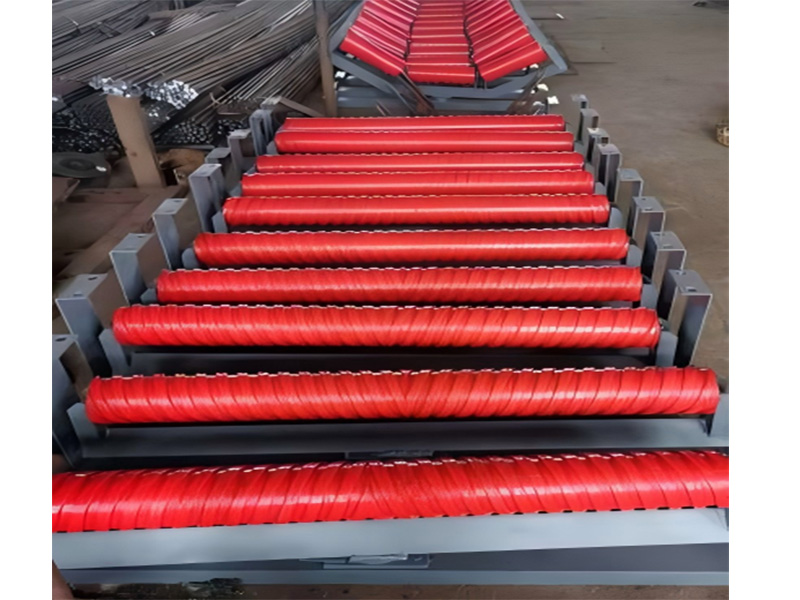 螺旋自纠偏托辊