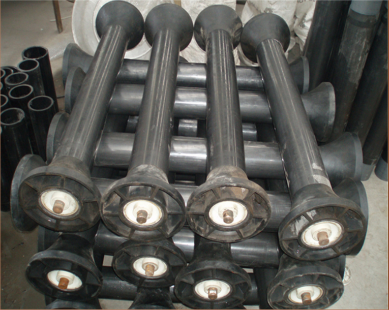 摩擦上平调心托辊